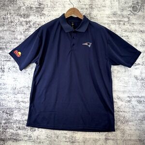 Frito-Lay Patriots Polo Shirt XL Navy Blue Dunbrooke Embroidered Logo
